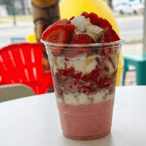 Matcha Strawberry Bing