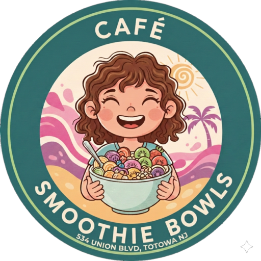 Cafe Smoothie Bowls, Acai, smoothies, shaved ice, Lattes